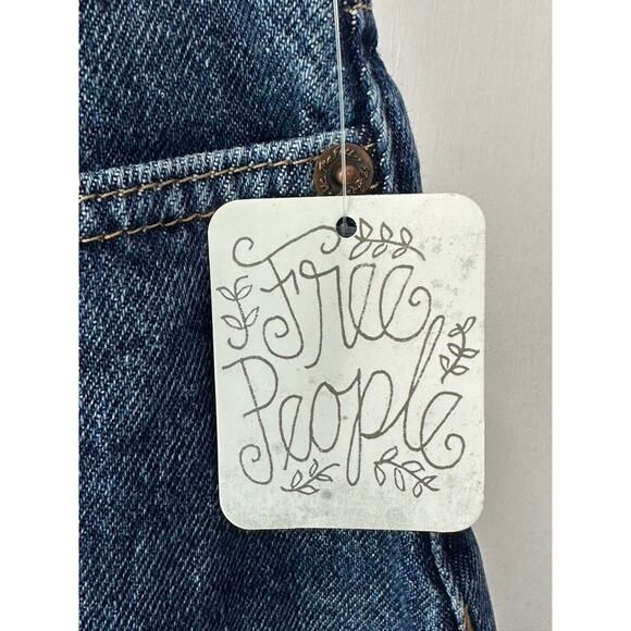 We The Free By Free People Bailey Denim Skirt Medium Wash Size 24 New - Picture 5 of 6